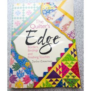 The Quilter's Edge Book PB Quilt Finishing Tecniques Fabric Sewing Zimerman